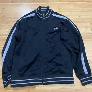 North Face XL Black Sweater Jacket Zip-Up